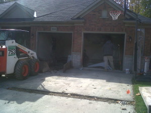 2.3 Excavate garage