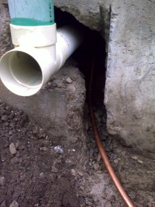 New Sewer and Waterline