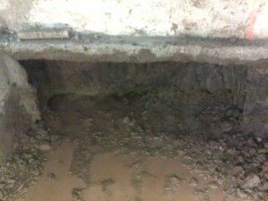 3 Dug section under footing a