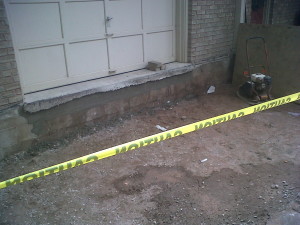 4 Repair Garage slab and foundation wall